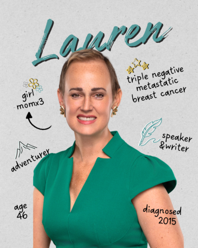 Lauren Huffmaster’s original CC contributor portrait and artwork